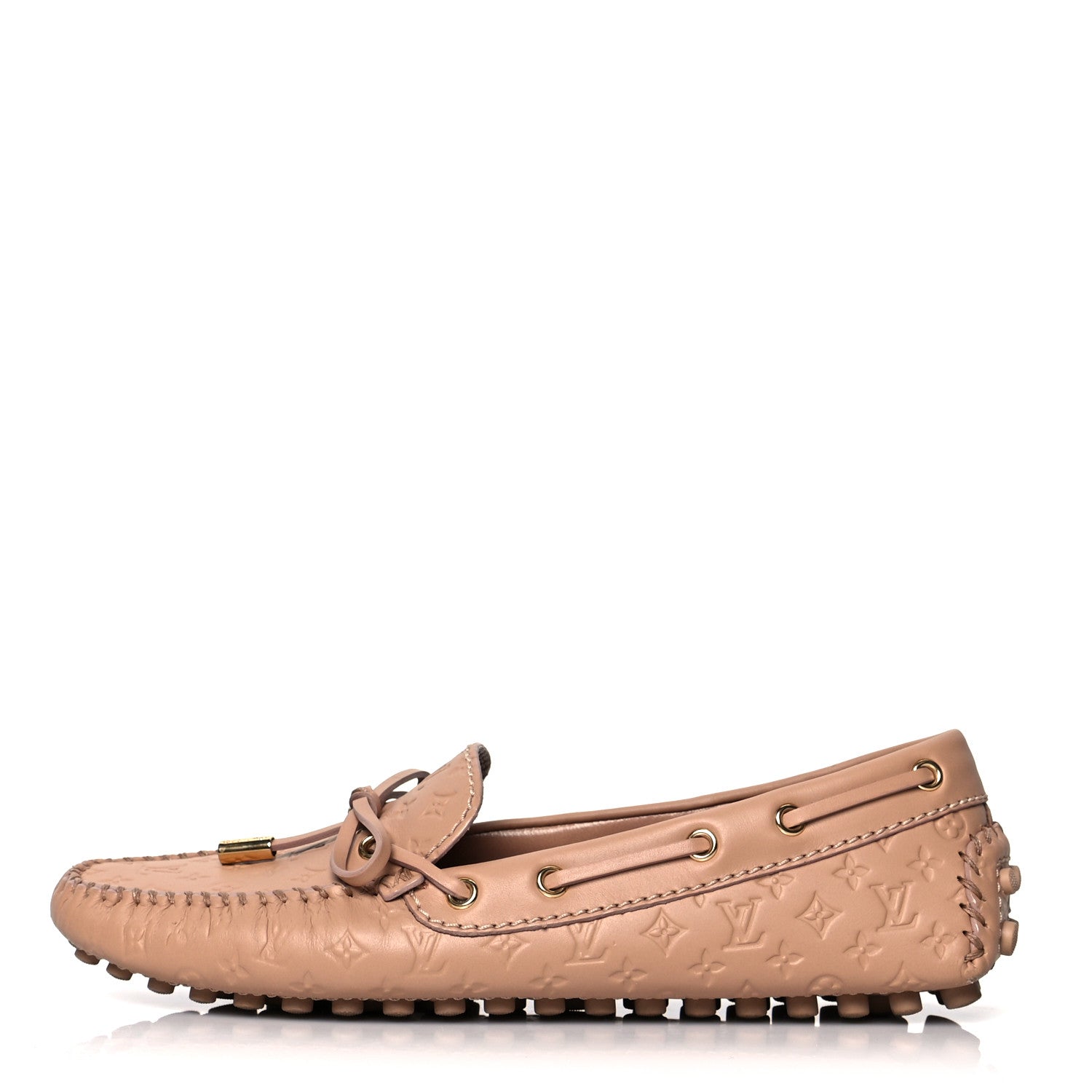 Louis Vuitton Empreinte Gloria Loafers 37 Beige 1 of 10