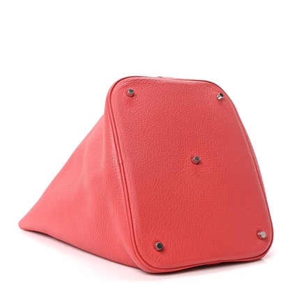 Hermes Taurillon Clemence Picotin Lock 26 GM Sanguine 4 of 10