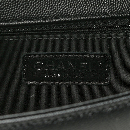 Chanel Caviar Quilted New Medium Boy Flap Black 6 of 11