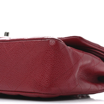 Chanel Caviar Quilted Medium Double Flap Red 10 of 10