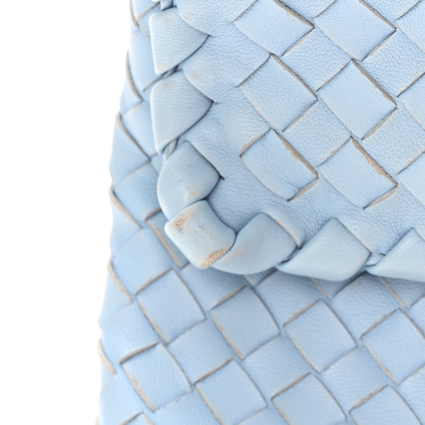 Nappa Intrecciato Large Olimpia Bag Light Blue