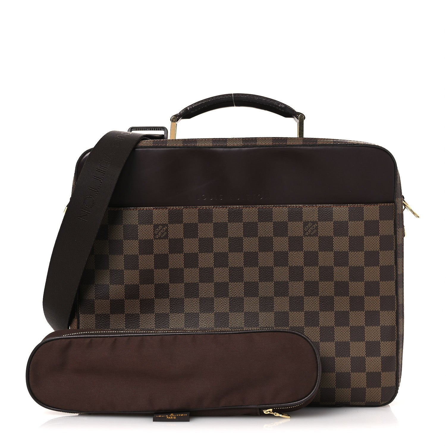 Louis Vuitton Damier Ebene Porte Ordinateur Sabana Computer Case 3 of 14