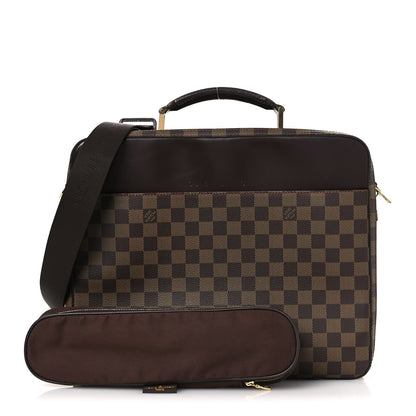 Louis Vuitton Damier Ebene Porte Ordinateur Sabana Computer Case 3 of 14