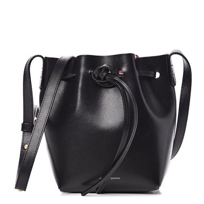 Mansur Gavriel Calfskin Mini Mini Bucket Bag Black Dolly 1 of 18