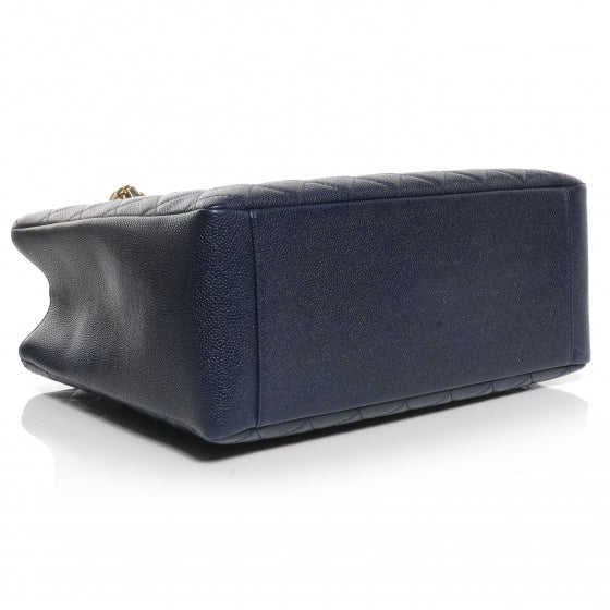 Caviar Grand Shopping Tote GST Navy