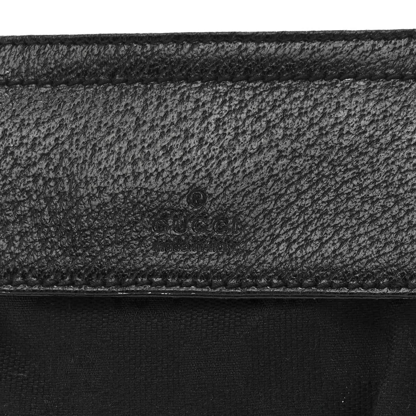 GG Monogram Double Pocket Belt Bag Black