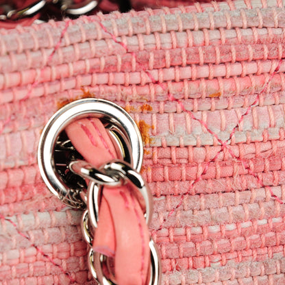 Chanel Tweed Quilted Saint Tropez Tote Pink 8 of 9