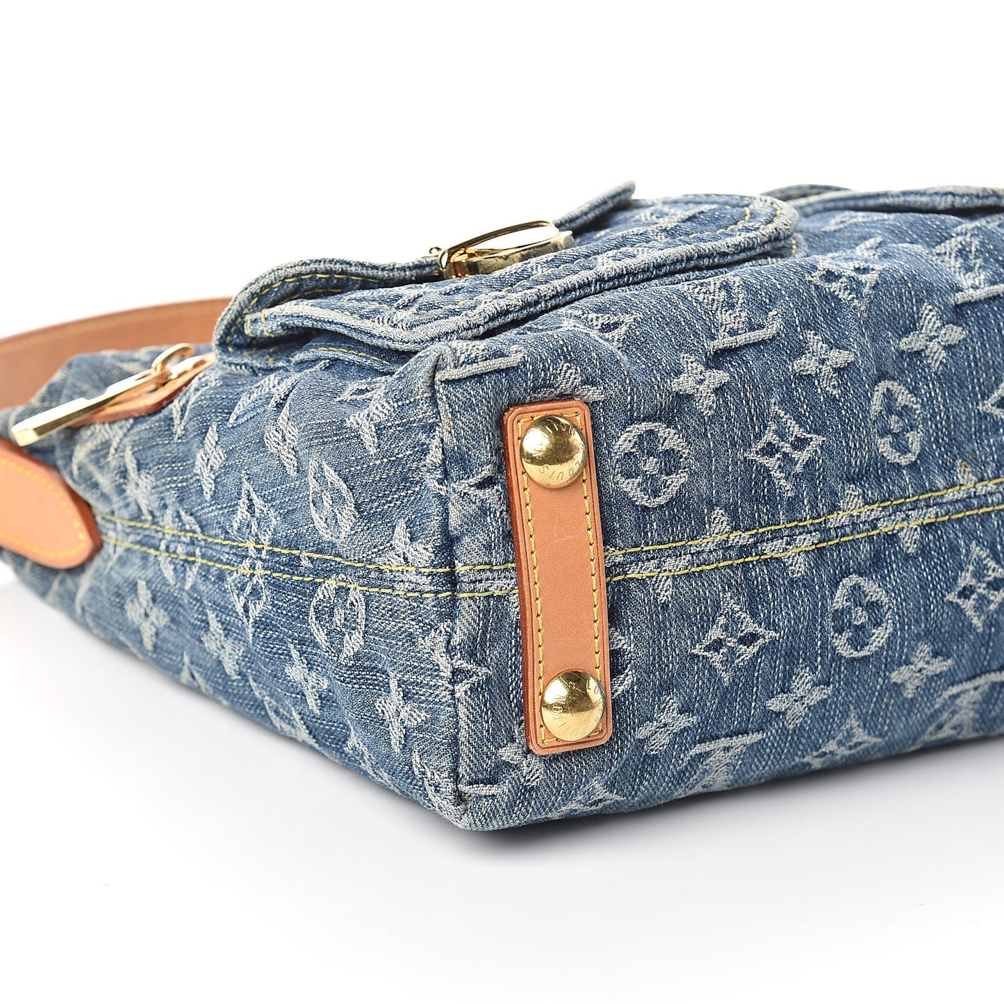 Monogram Denim Baggy PM Blue