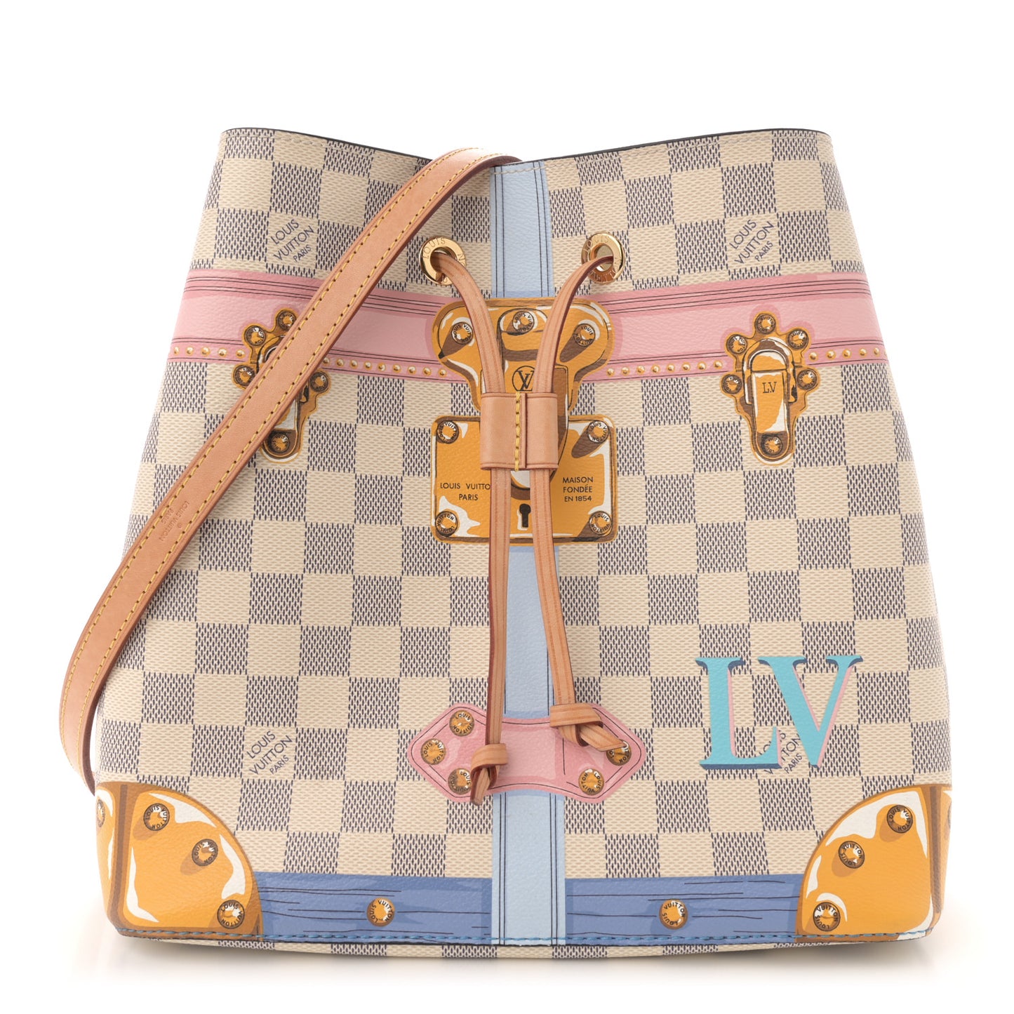 Damier Azur Summer Trunks Neonoe