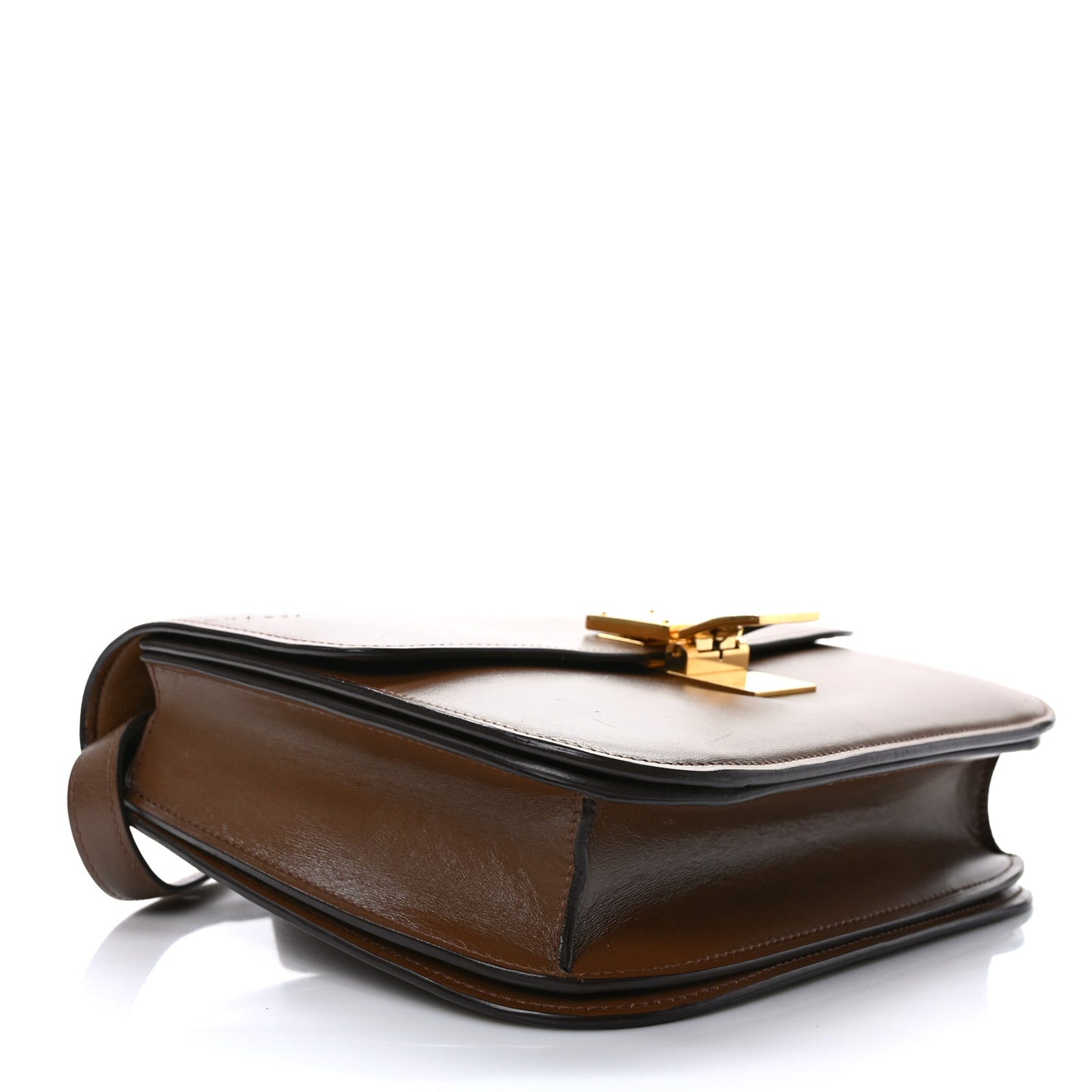 Box Calfskin Medium Classic Box Flap Bag Camel