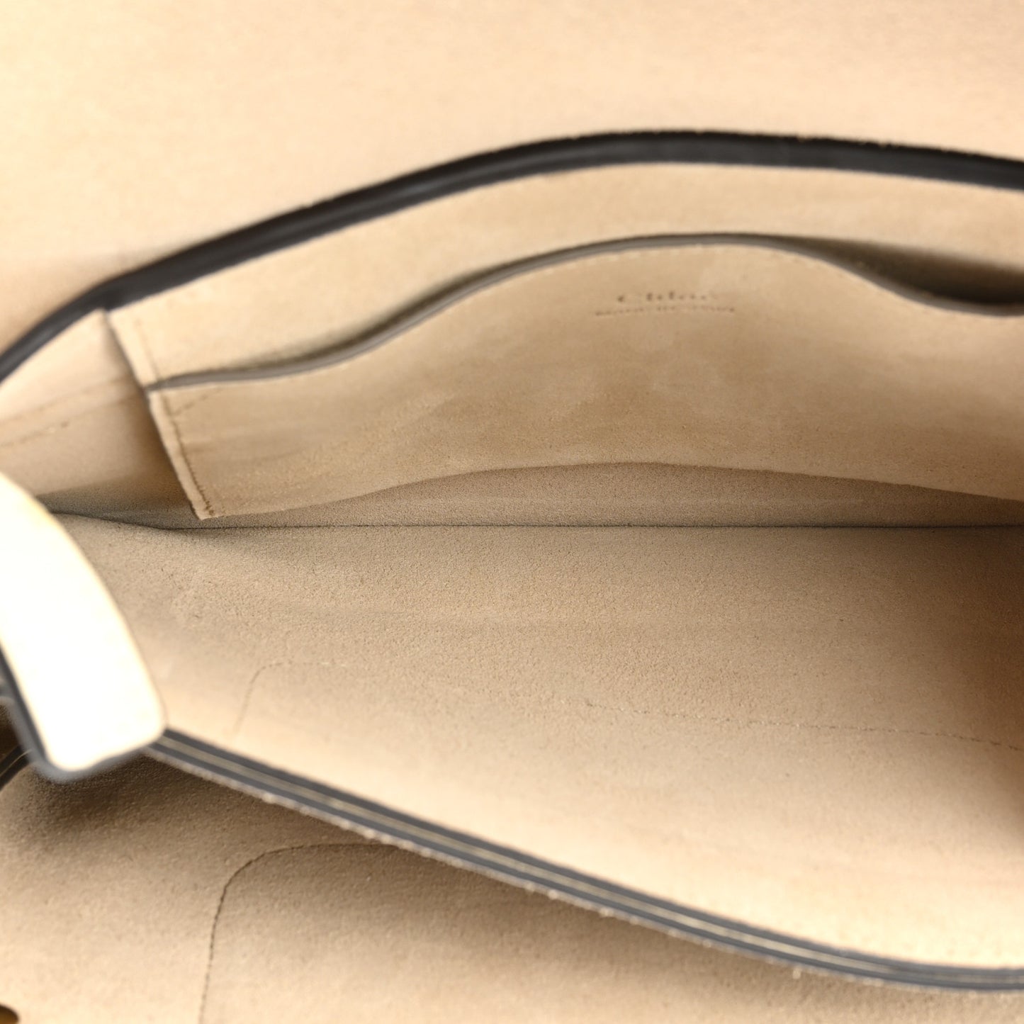 Goatskin Small Faye Shoulder Bag Off White