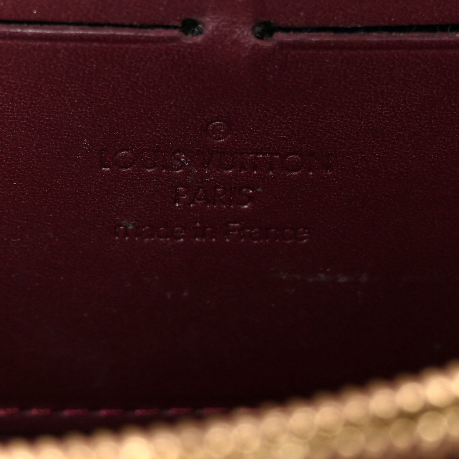Louis Vuitton Vernis Zippy Wallet Griotte 6 of 9