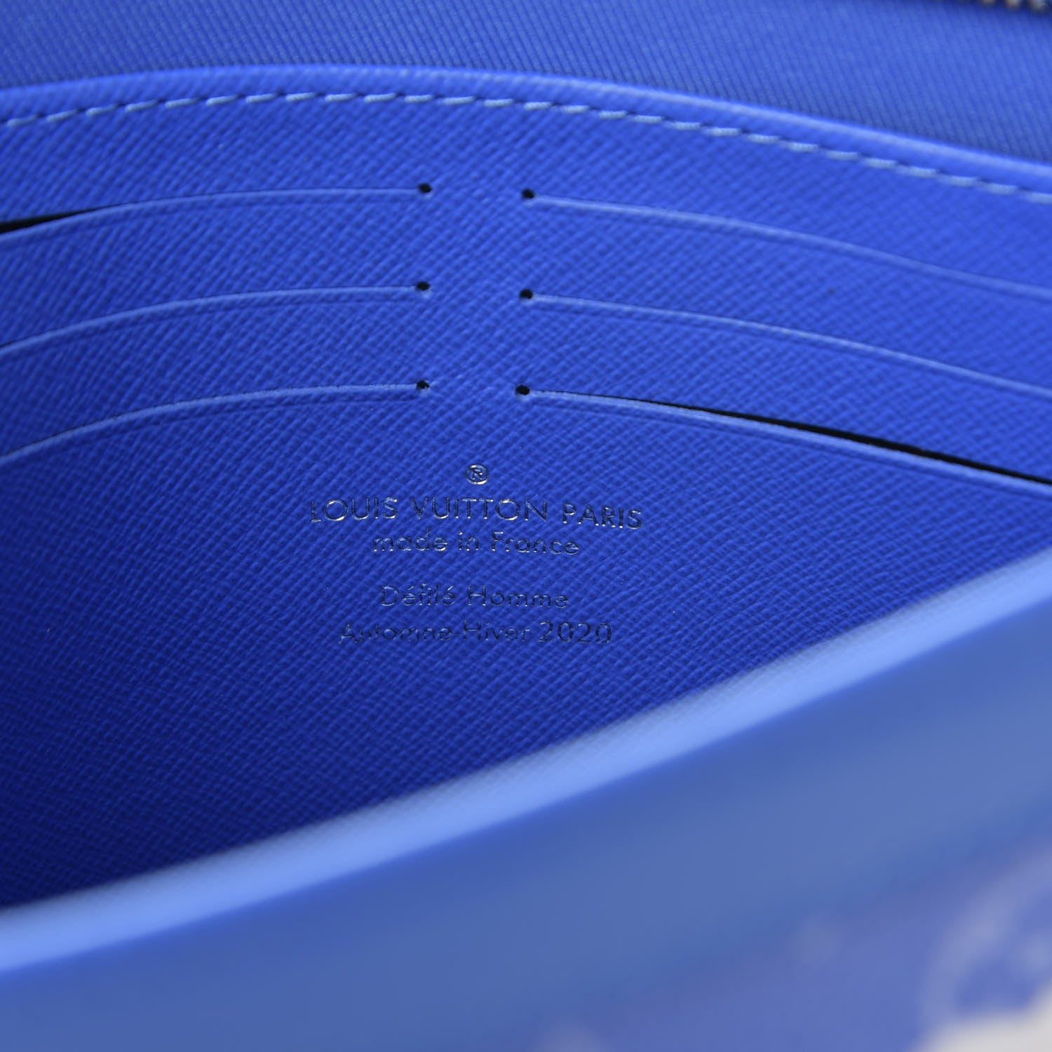 Louis Vuitton Monogram Clouds Pochette Voyage MM A4 Blue 7 of 9