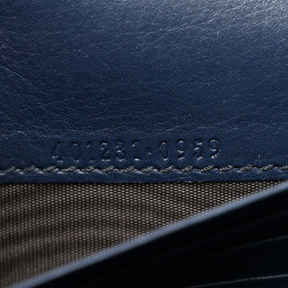 Gucci Velvet Crystal GG Monogram Mini Dionysus Chain Wallet Blue Beige Black 7 of 10