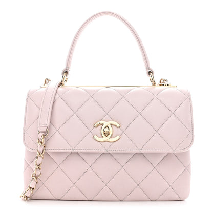 Chanel Lambskin Quilted Small Trendy CC Flap Dual Handle Bag Lilas Lilac 1 of 10