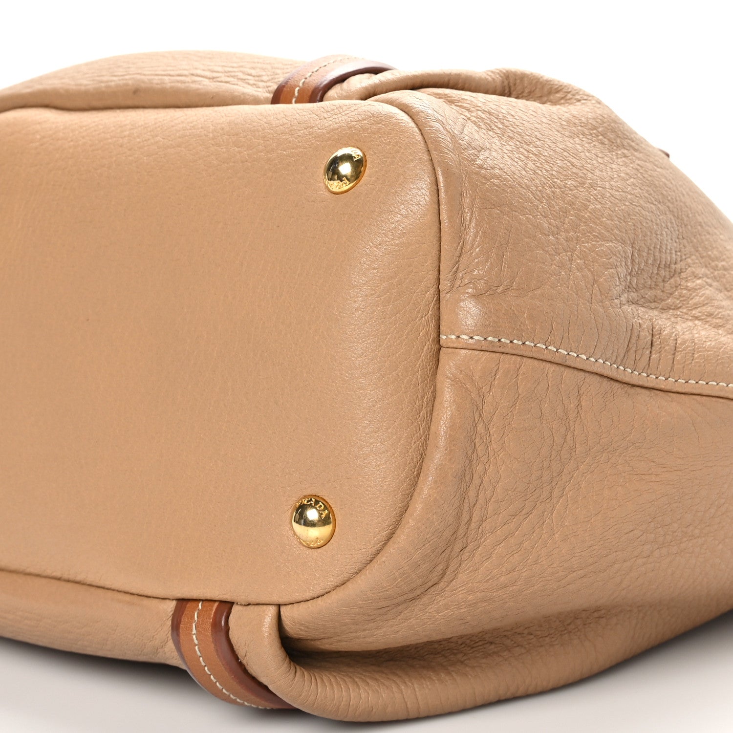 Prada Cervo Antik Shoulder Bag Naturale 7 of 8