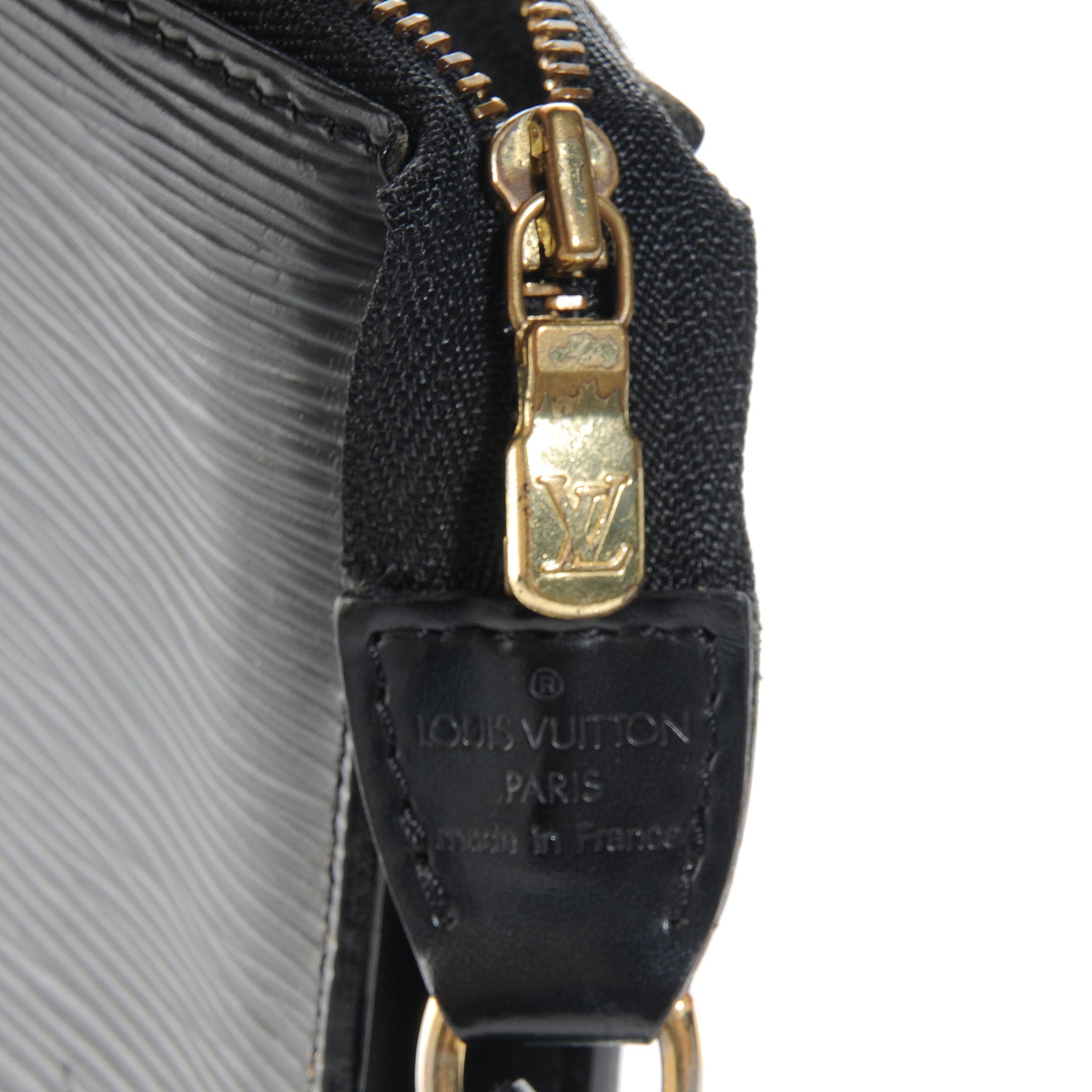 Louis Vuitton Epi Pochette Accessories 24 Black 7 of 7