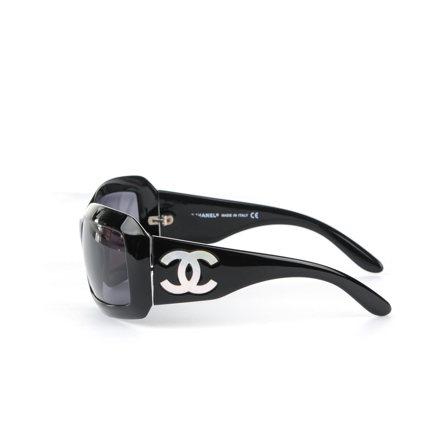 Chanel Mother of Pearl CC Sunglasses 5076-H Black 2 of 5