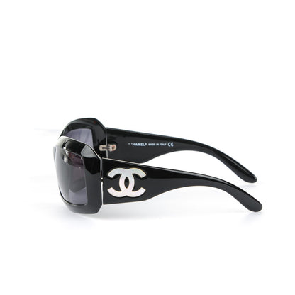 Chanel Mother of Pearl CC Sunglasses 5076-H Black 2 of 5