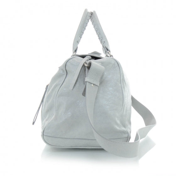 Balenciaga Agneau Squash Small Duffel Bag Gris Ciment 6 of 10