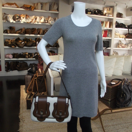 Fendi Canvas Leather B Bag 2 of 11