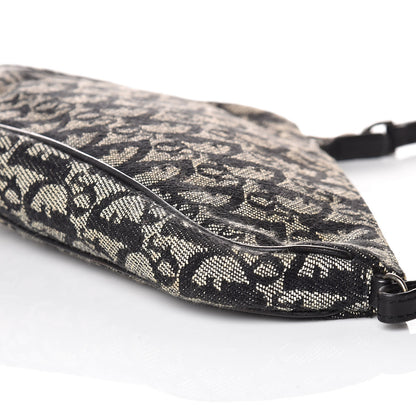 Christian Dior Monogram Mini Saddle Pochette Black 9 of 9