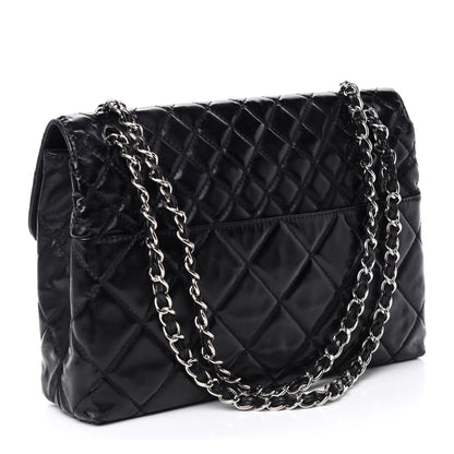 Chanel Vinyl Quilted In the Business Flap Bag Black 4 of 14