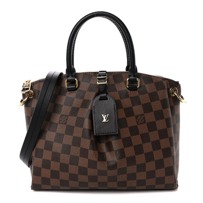 Louis Vuitton Damier Ebene Odeon Tote PM Black 1 of 9