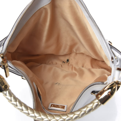 Versace Calfskin Hobo White 5 of 15