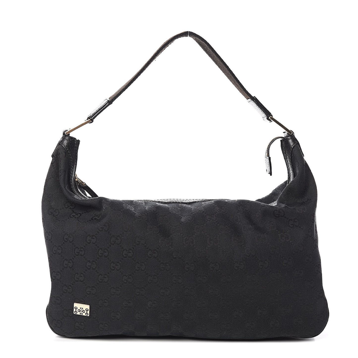 Monogram Medium Pop Hobo Black