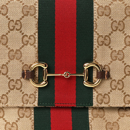 Gucci GG Monogram Web Large Paparazzo Top Handle Bag Sand Brown 8 of 10