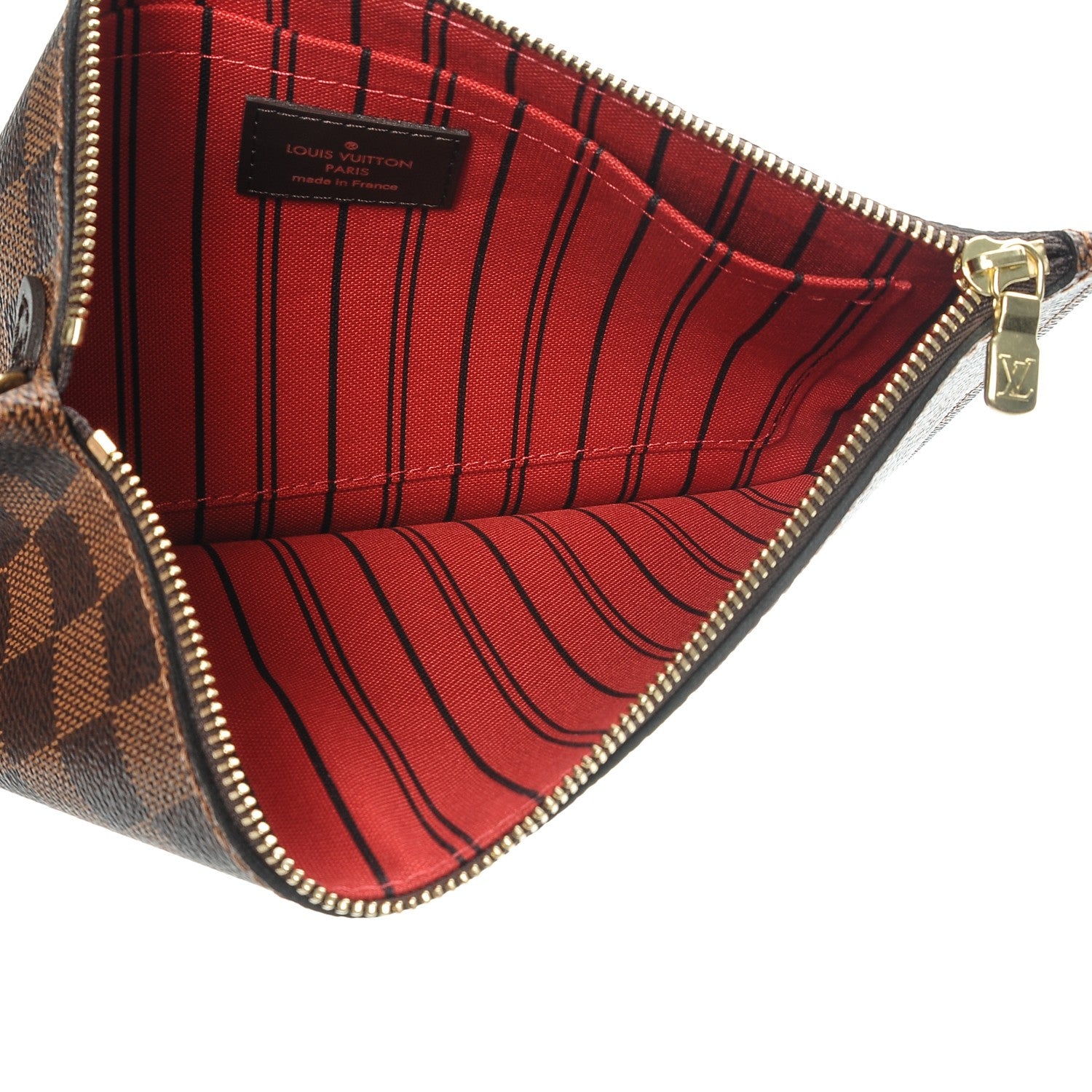 Louis Vuitton Damier Ebene Neverfull MM GM Pochette 5 of 7