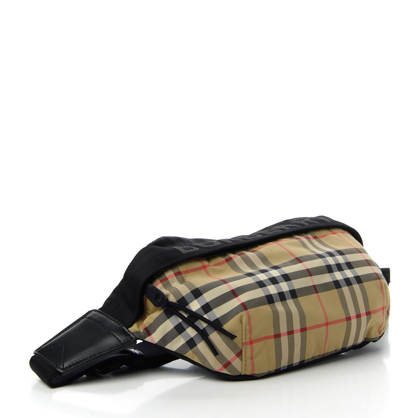 Nylon Vintage Check Sonny Bum Bag Archive Beige Black