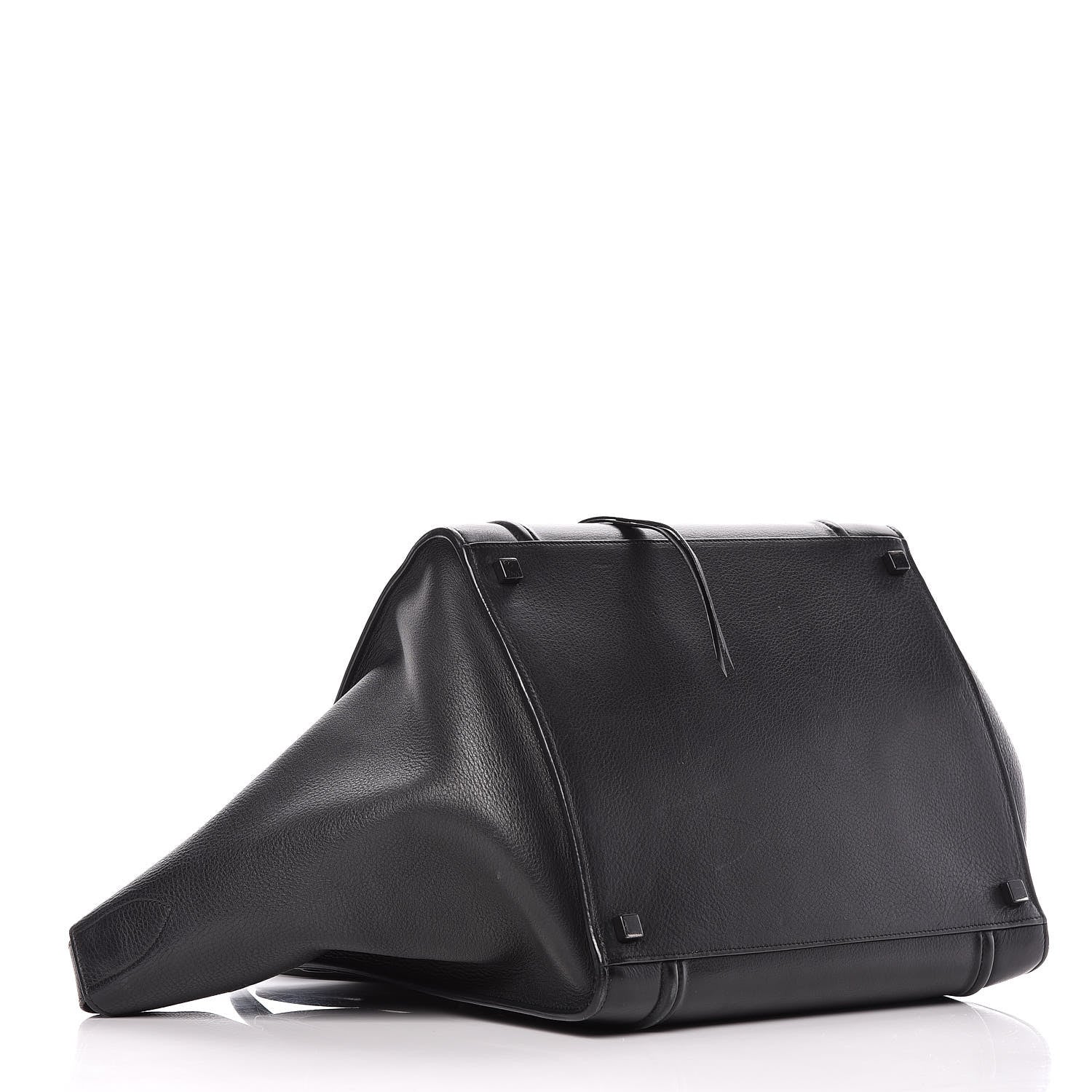 Celine Supple Calfskin Medium Phantom Luggage Black 4 of 22
