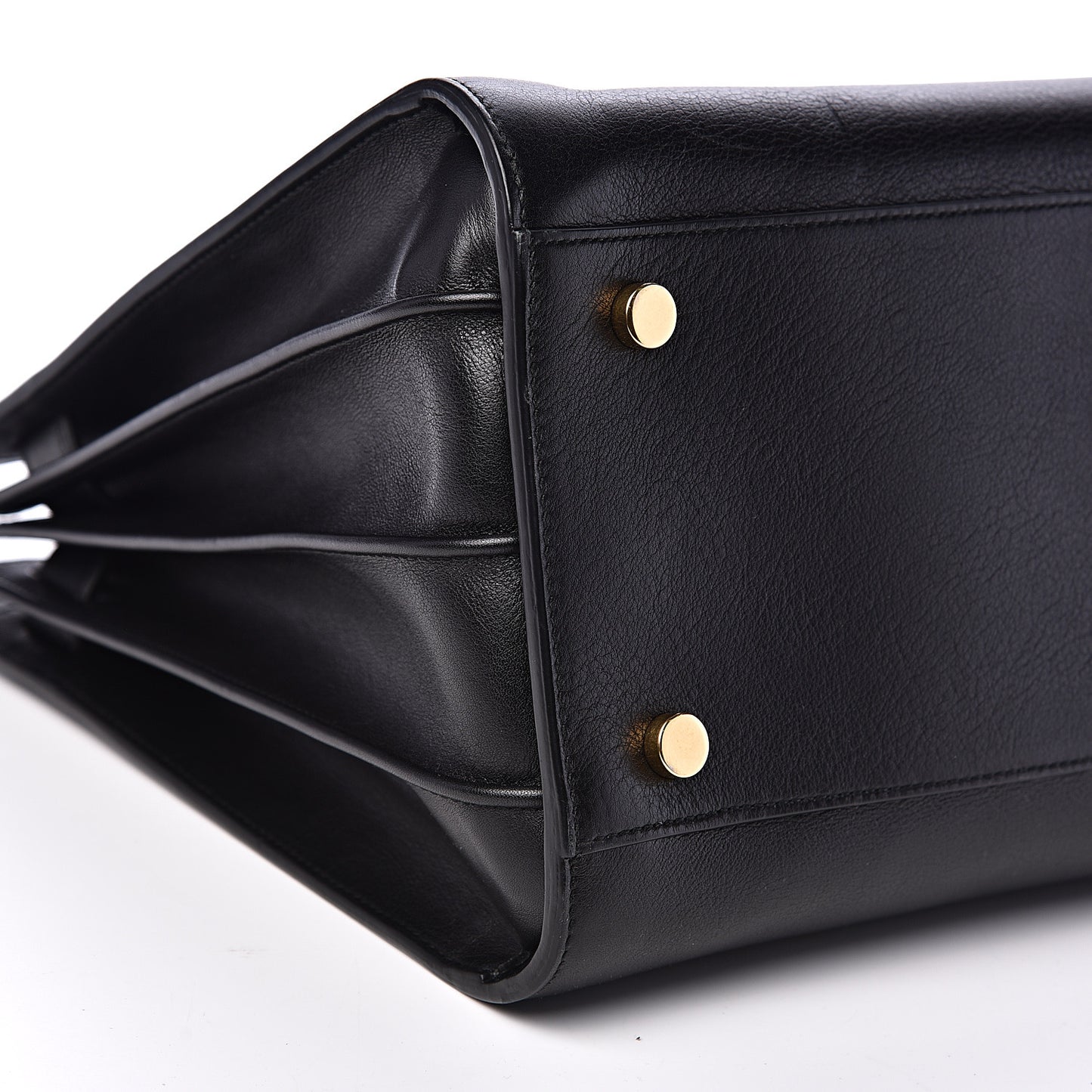 Calfskin Small Sac De Jour Black