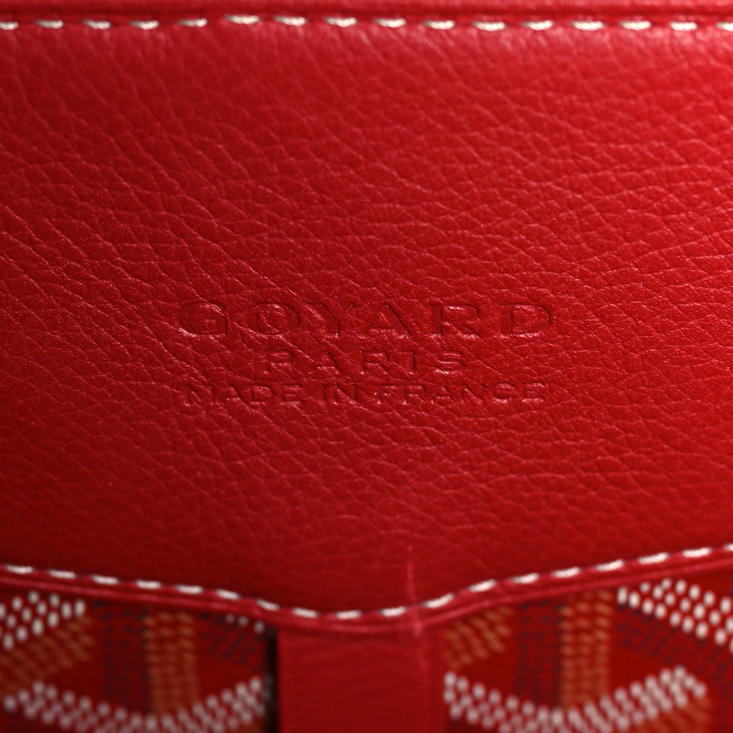 Goyardine Calfskin Cisalpin MM Backpack Red