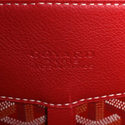 Goyard Goyardine Calfskin Cisalpin MM Backpack Red 6 of 8