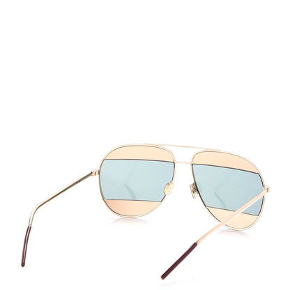 Christian Dior Split 1 Aviator Sunglasses Rose Gold 4 of 8