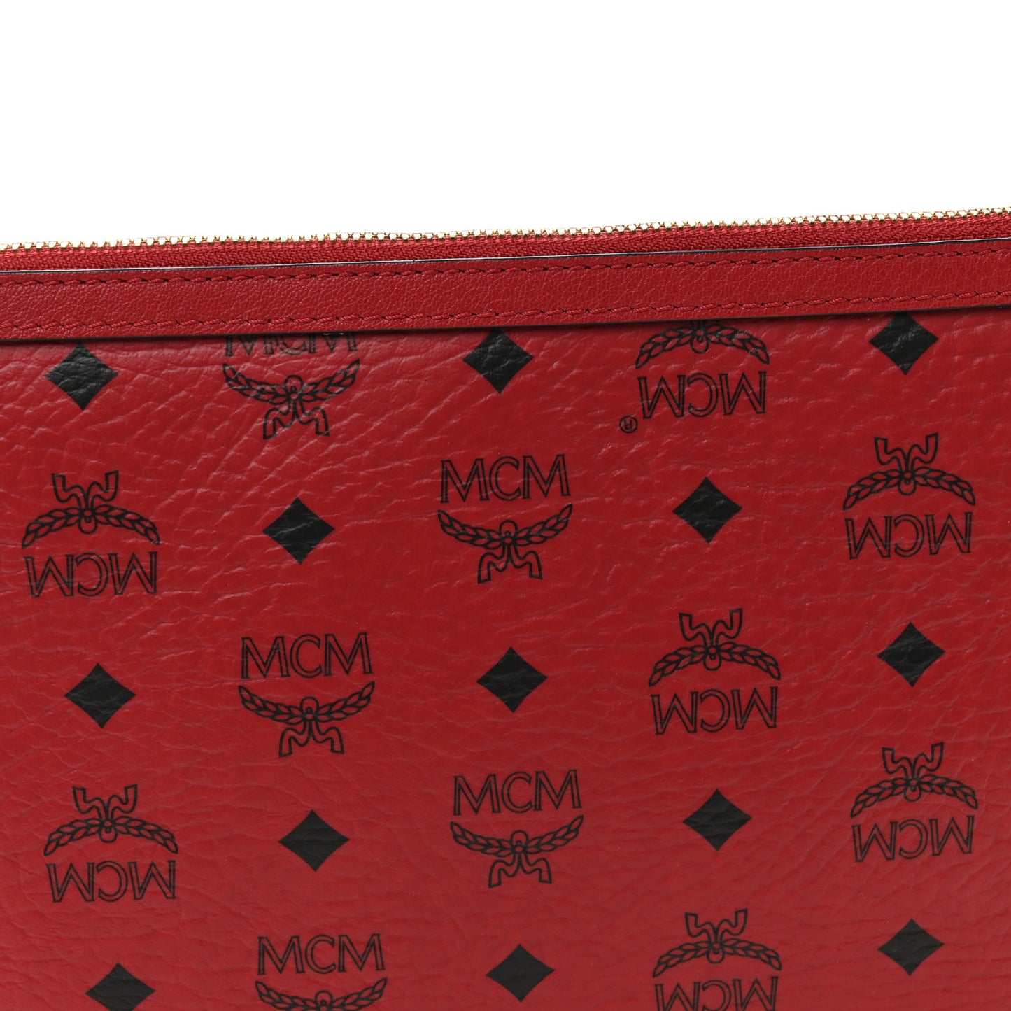 Visetos Liz Shopper Tote Pouch Ruby Red