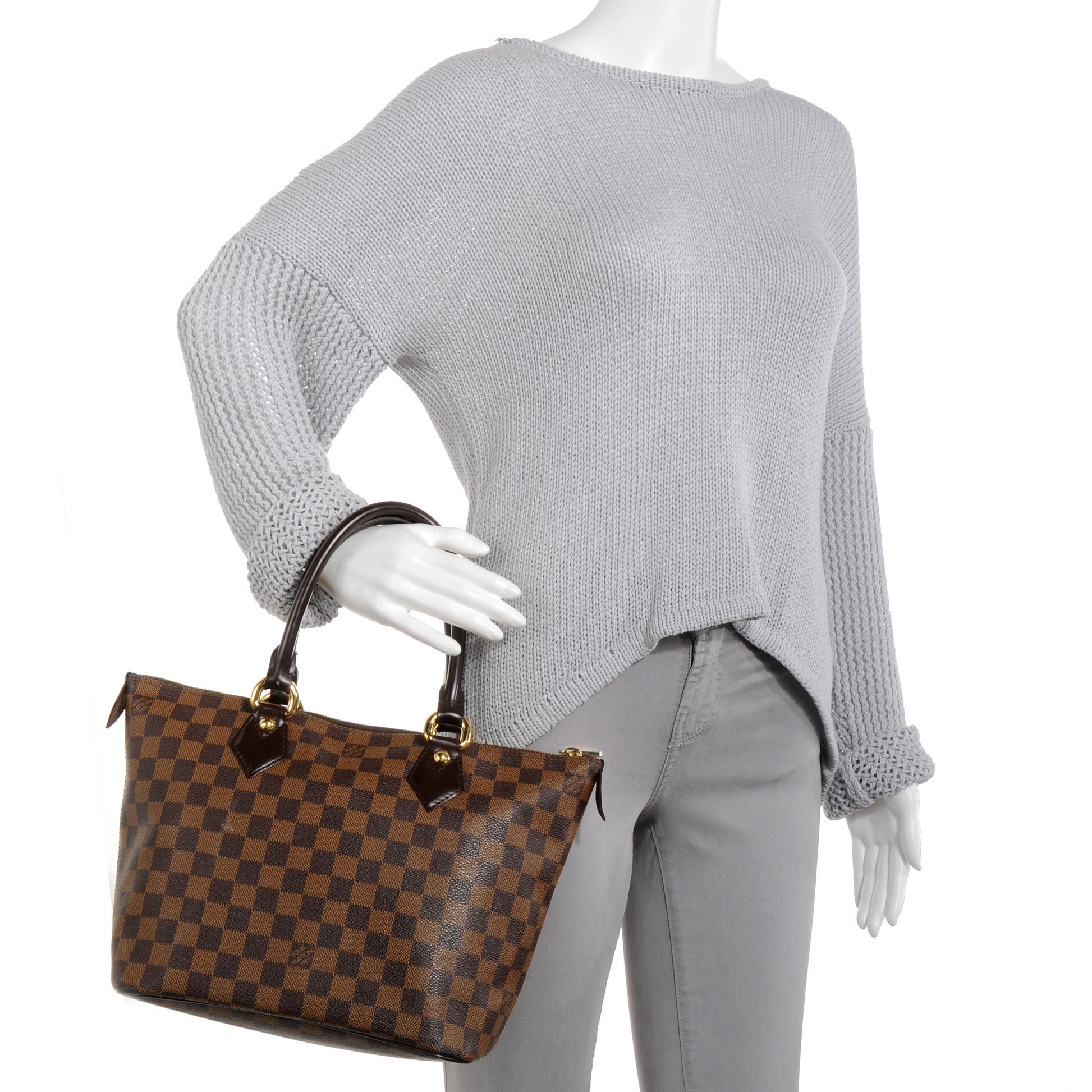 Louis Vuitton Damier Ebene Saleya PM 2 of 9