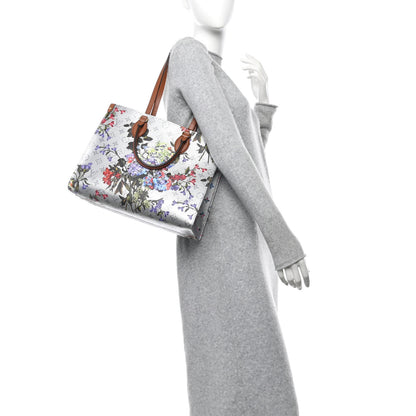 Louis Vuitton Metallic Monogram LV Garden OnTheGo MM Silver 2 of 10