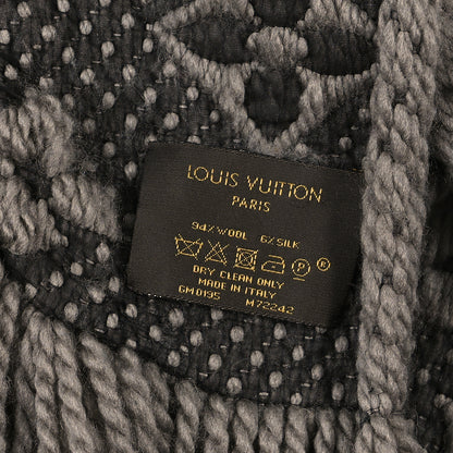 Louis Vuitton Wool Silk Logomania Scarf Verone 3 of 3
