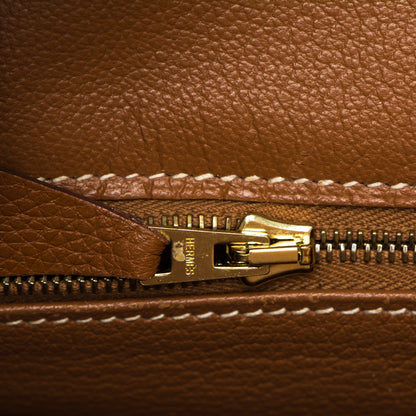 Hermes Taurillon Clemence Birkin 30 Gold 23 of 30