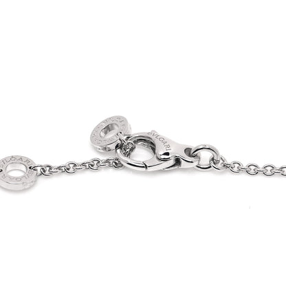 Bulgari 18K White Gold Diamond BVLGARI BVLGARI Link Pendant Necklace 6 of 8