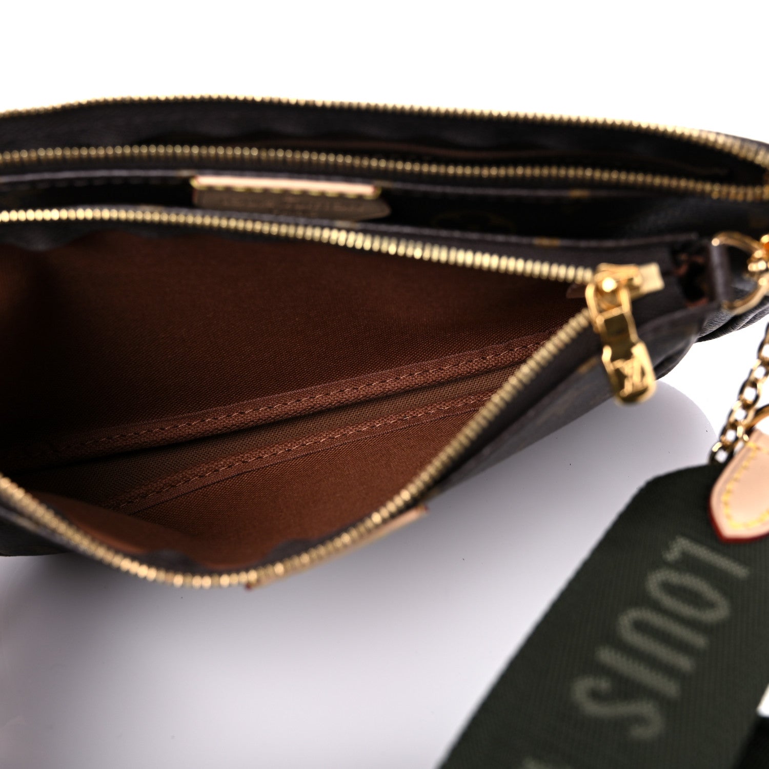 Louis Vuitton Monogram Multi Pochette Accessories Kaki 6 of 12