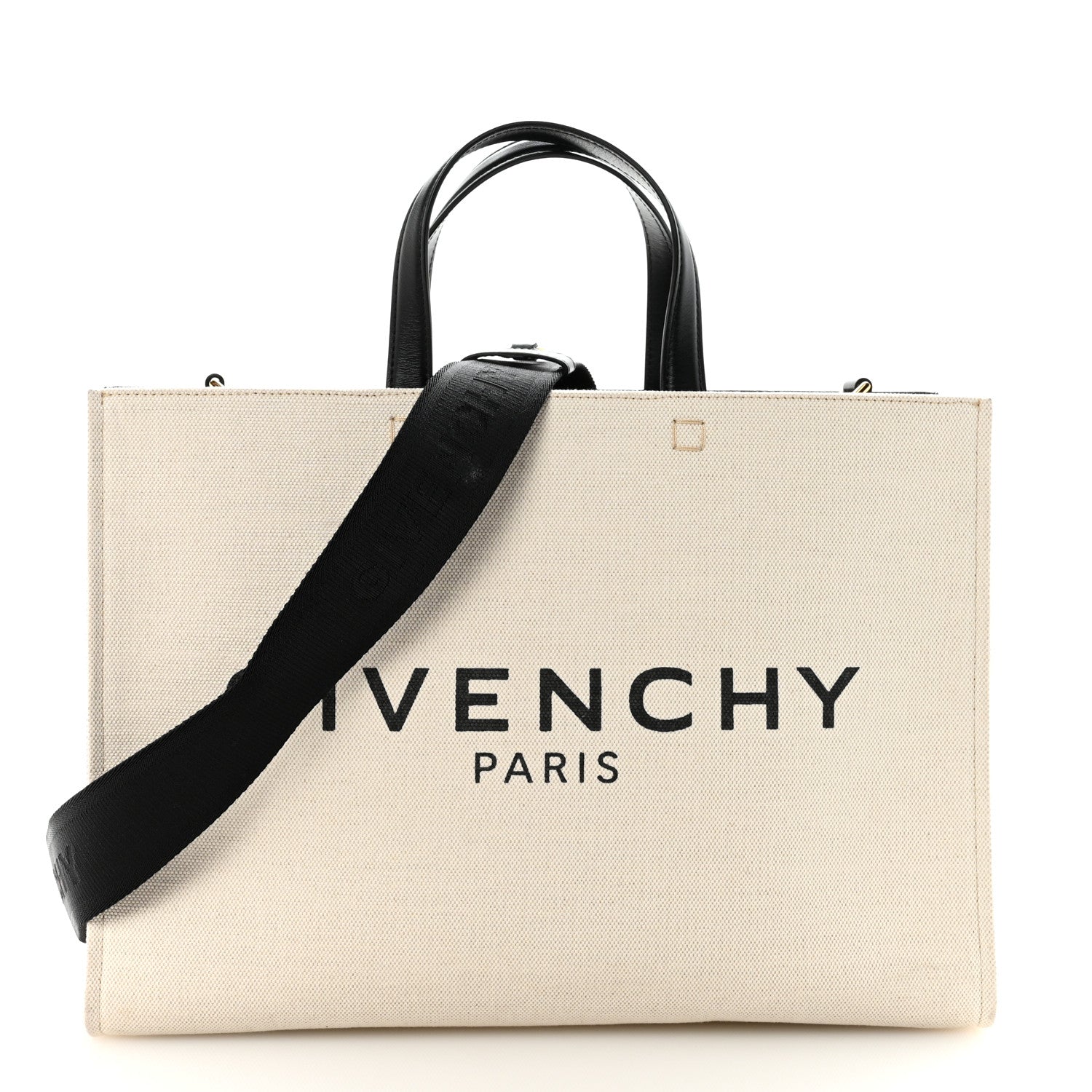 Givenchy Canvas Medium G-Tote Beige Black 1 of 10