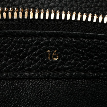 Celine Grained Calfskin Classique 16 Top Handle Bag Black 8 of 14