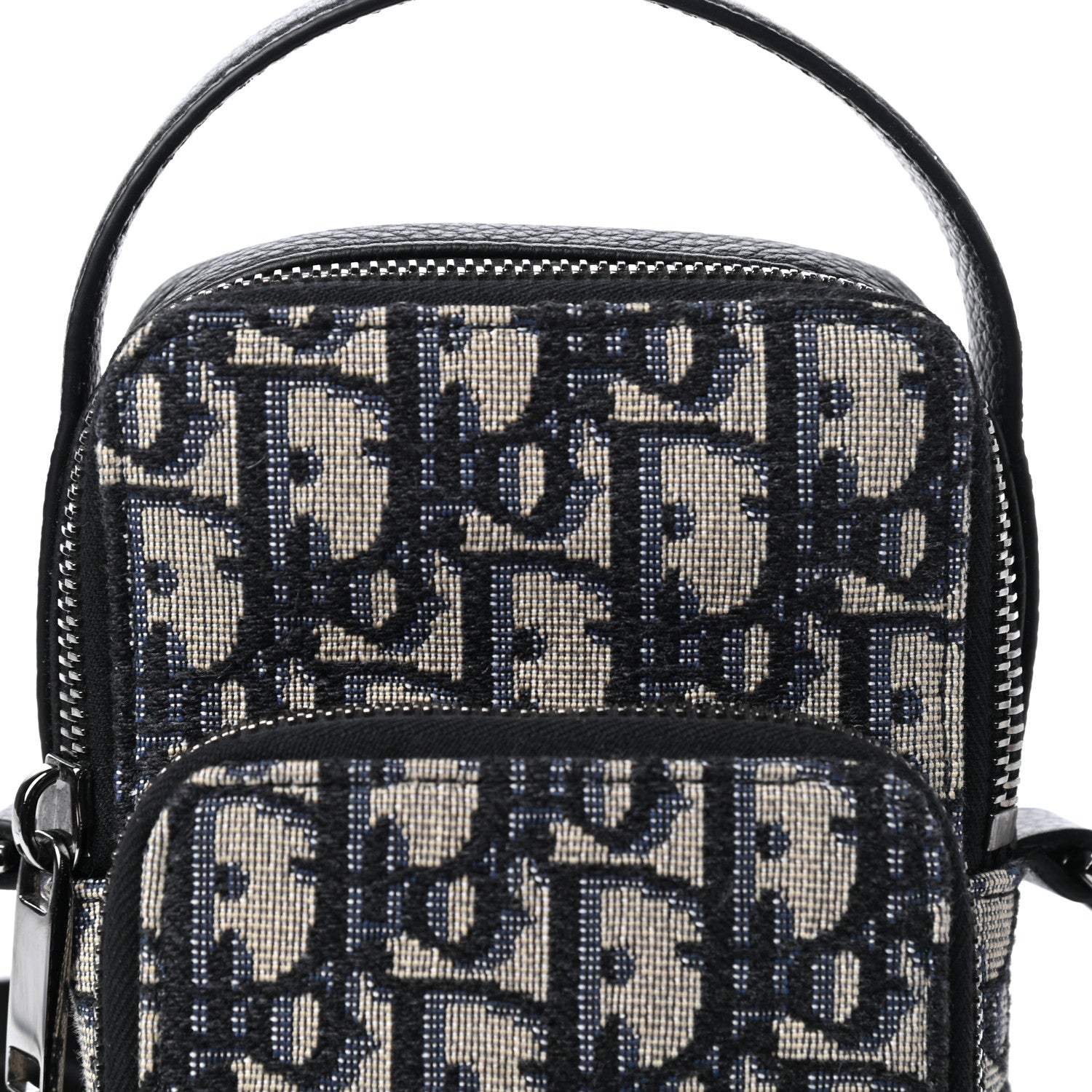 Christian Dior Oblique Crossbody Bag Blue 10 of 10