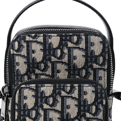 Christian Dior Oblique Crossbody Bag Blue 10 of 10
