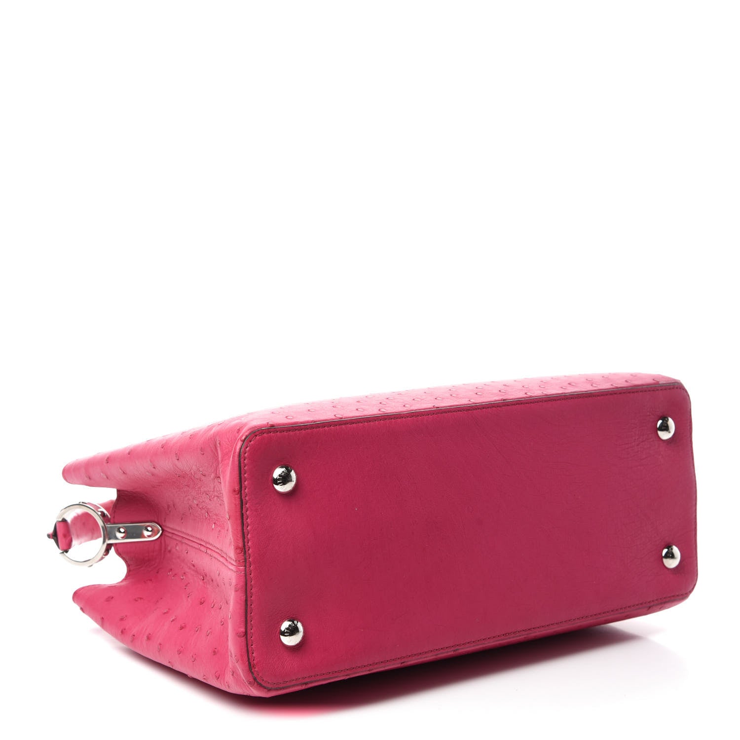 Louis Vuitton Ostrich Capucines MM Currant 4 of 11